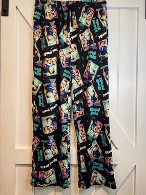 Black 'Golden Girls' Graphic Lounge Pajama Pants